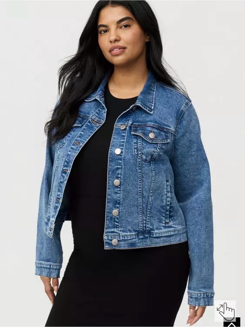 torrid Light Blue Denim Jacket - Picture 5 of 8